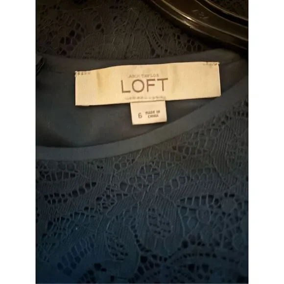 ***** 5 for $25 Loft Lace Cap Sleeve Dress - Picture 6 of 6